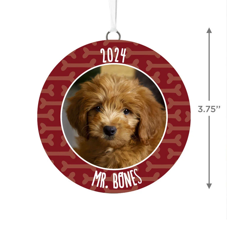 Hallmark Pet Personalized Text And Photo Ceramic Ornament - Image 3
