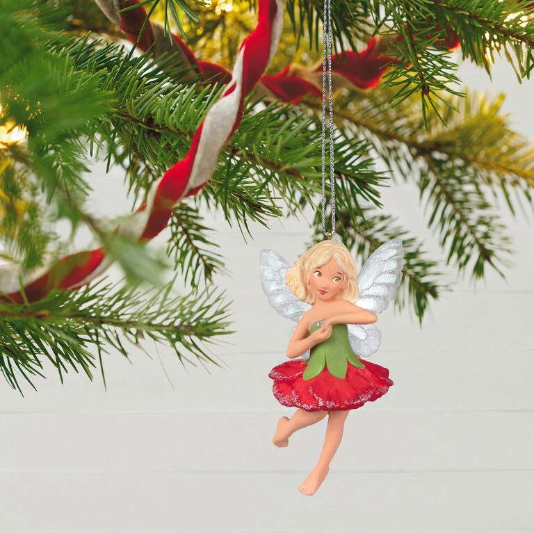 Hallmark Fairy Messengers Carnation Fairy Ornament - Image 2