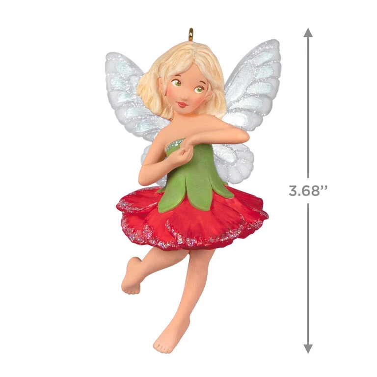 Hallmark Fairy Messengers Carnation Fairy Ornament - Image 3