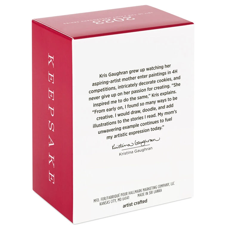 Hallmark Fairy Messengers Carnation Fairy Ornament - Image 5