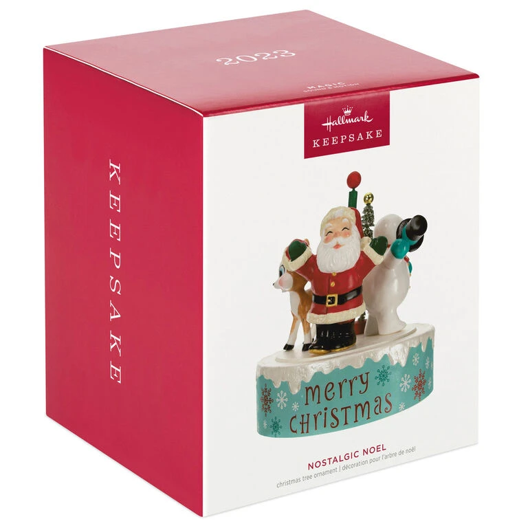 Hallmark Nostalgic Noel Ornament With Sound And Motion - Image 4