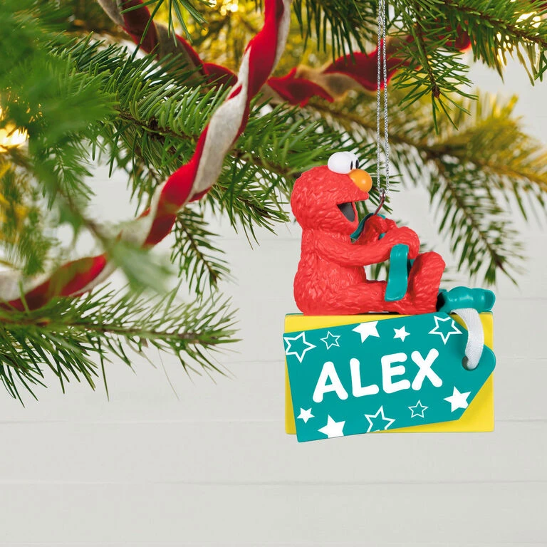 Hallmark Sesame Street® A Gift From Elmo Personalized Ornament - Image 2