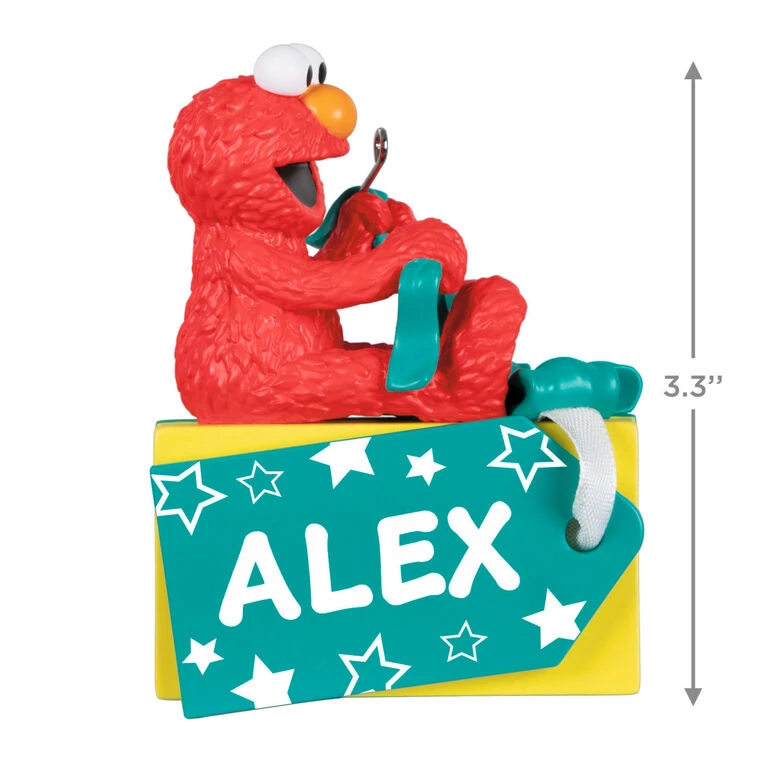 Hallmark Sesame Street® A Gift From Elmo Personalized Ornament - Image 3