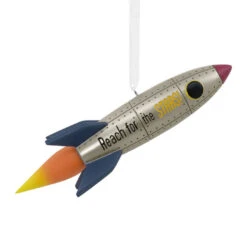 Signature Rocket Ship Hallmark Ornament