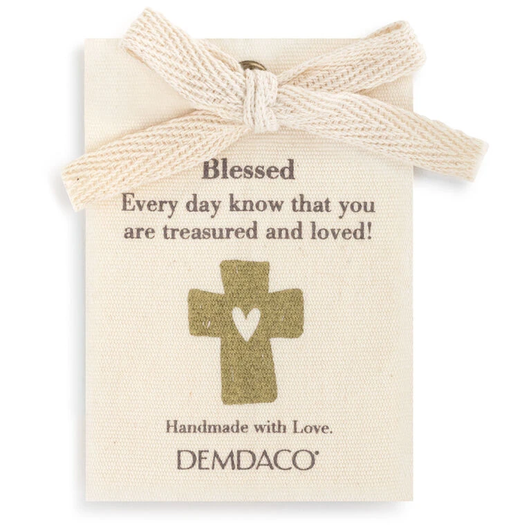 Small Blessing Giving Bear Stuffed Animal, 8.5" - Image 2