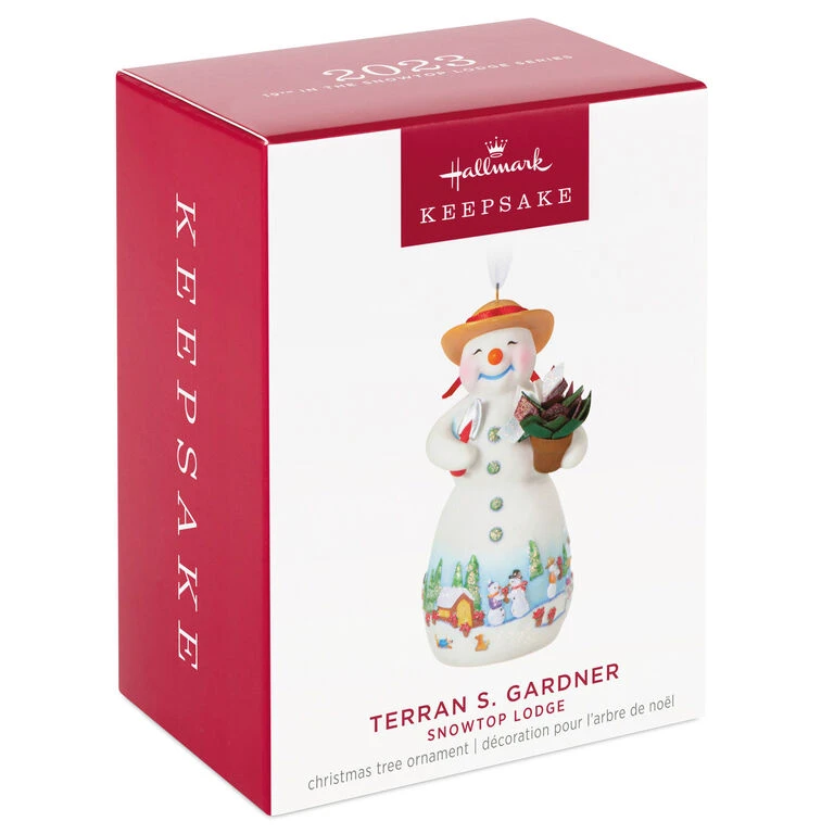 Hallmark Snowtop Lodge Terran S. Gardner Porcelain Ornament - Image 4