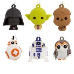 Mini Star Warsâ„¢ Shatterproof Hallmark Ornaments, Set Of 6