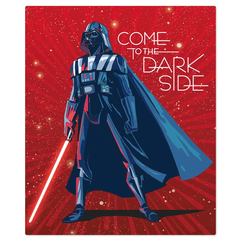 Hallmark Star Wars™ Darth Vader™ Dark Side Blanket - Image 3