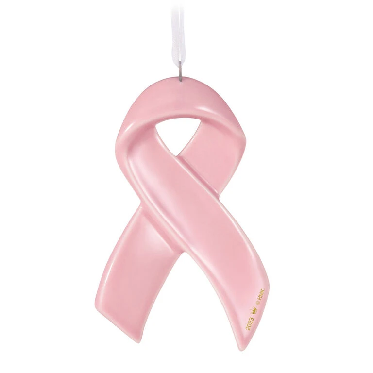 Hallmark Strength Within Pink Ribbon Porcelain Ornament Benefiting Susan G. Komen® - Image 6