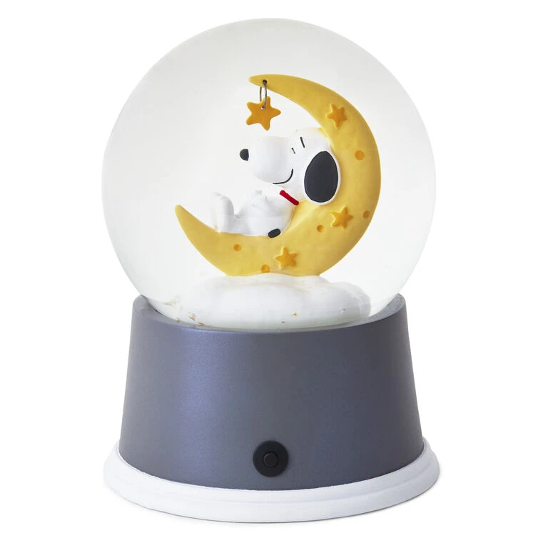 Hallmark Peanuts® Snoopy Sweet Dreams Snow Globe With Light - Image 3