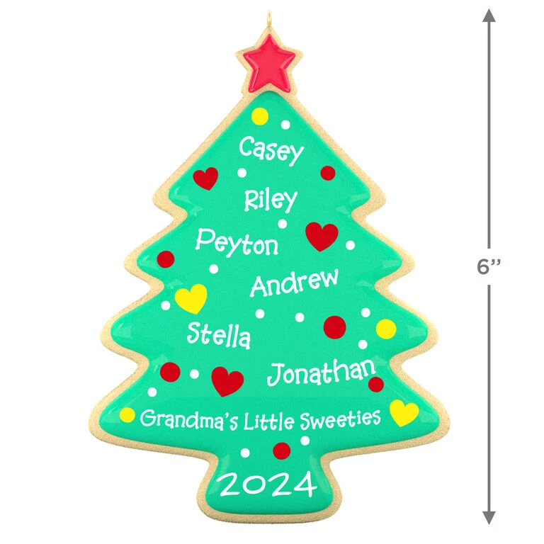 Hallmark Sweet Memories Cookie Tree Personalized Ornament - Image 3