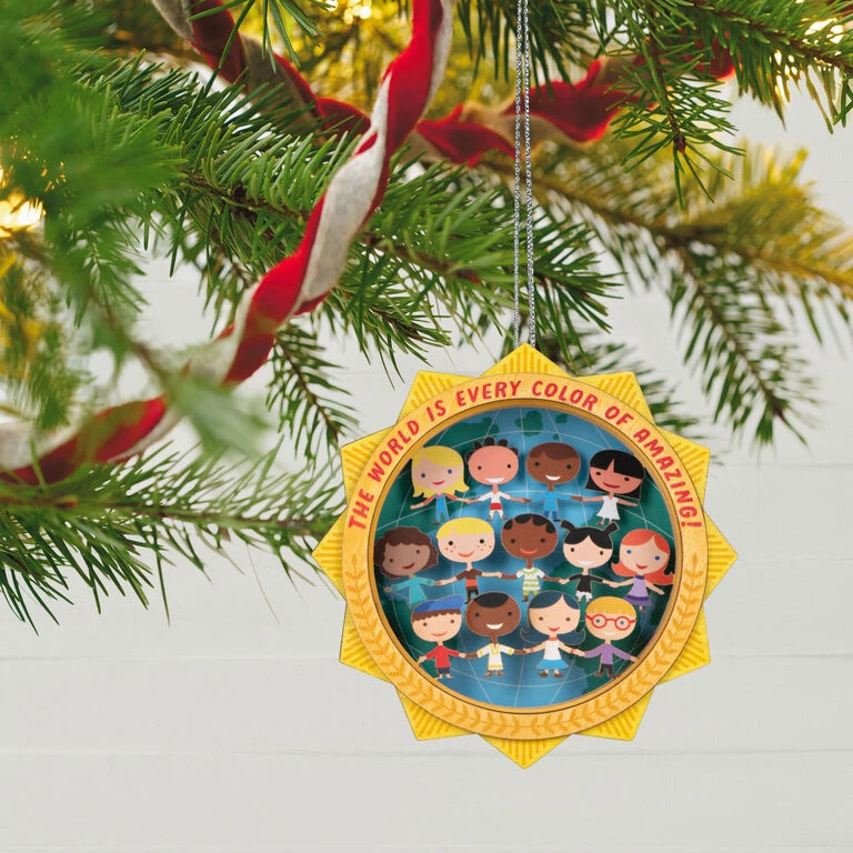 Hallmark UNICEF Every Color Of Amazing Papercraft Ornament - Image 2