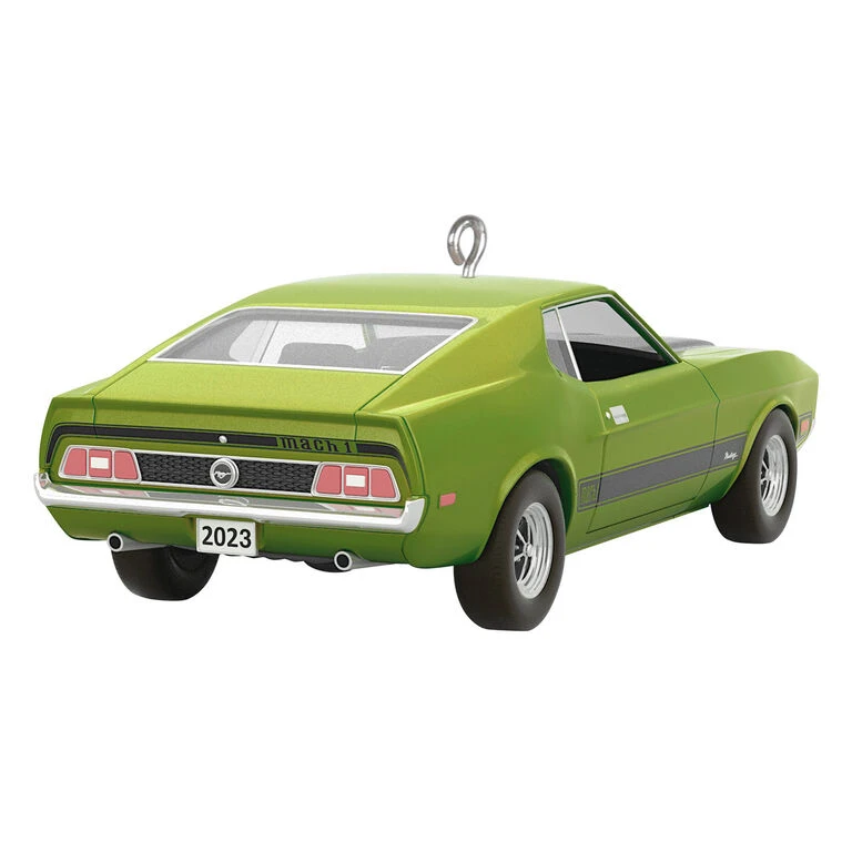 Hallmark Classic American Cars 1973 Ford Mustang Mach 1 2023 Metal Ornament - Image 6