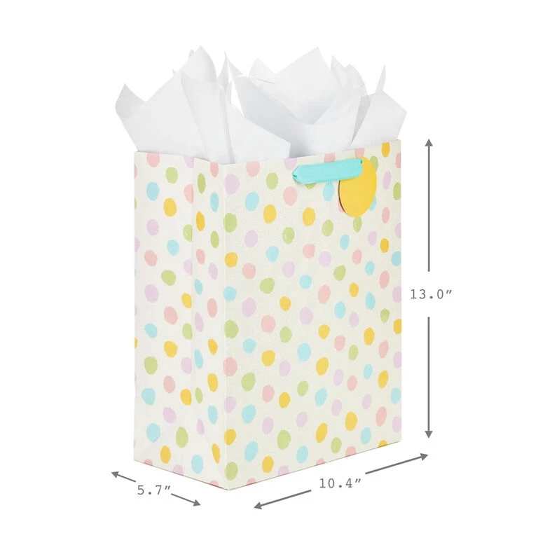 Hallmark 13" Welcome Baby 3-Pack Assorted Gift Bags With Tissue - Image 3