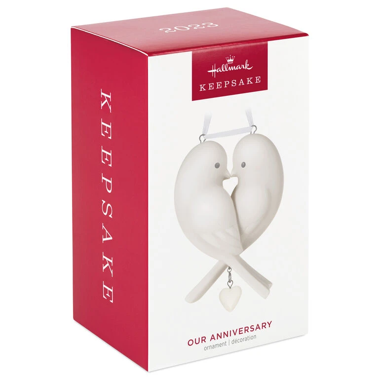 Hallmark Our Anniversary 2023 Porcelain Ornament - Image 4