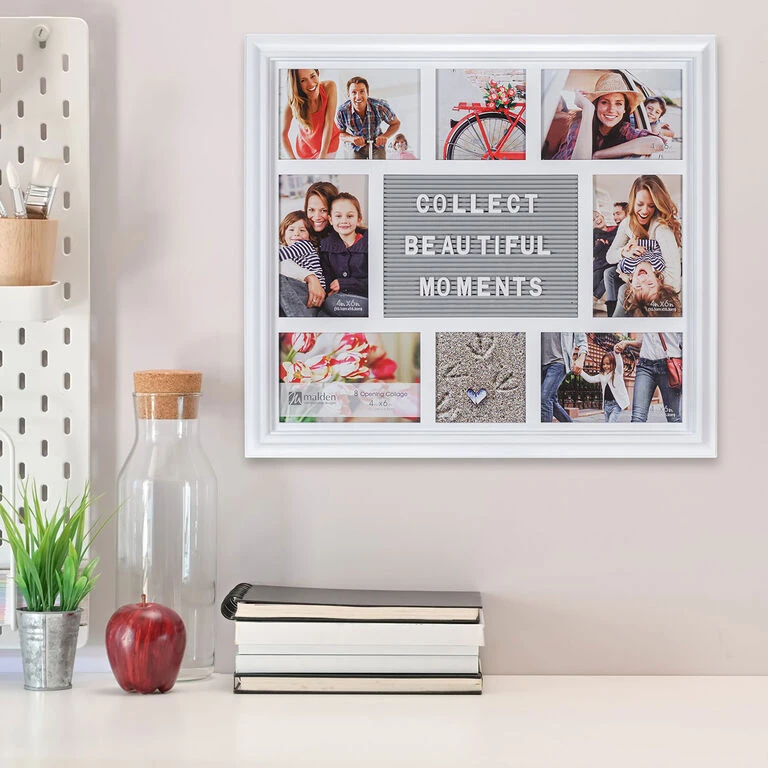 Malden Photo Collage Letterboard White Picture Frame, 18.5x16.5 - Image 3