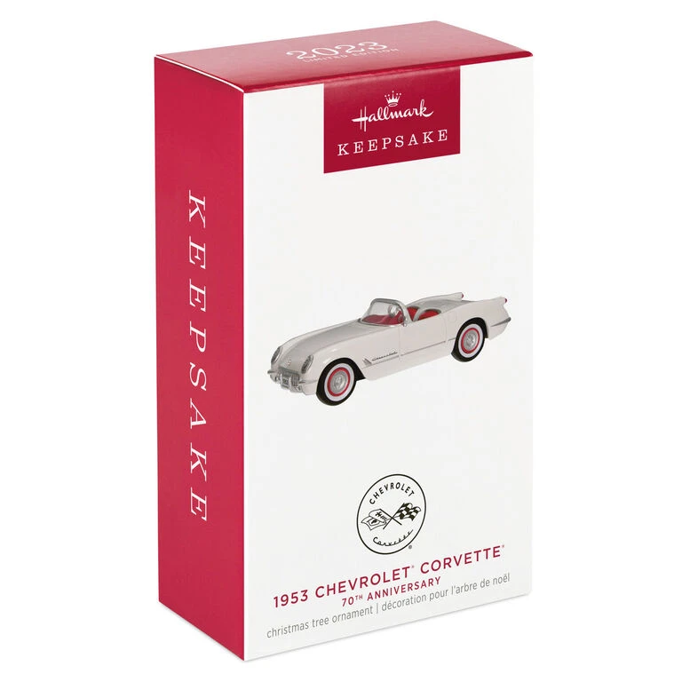 Hallmark 1953 Chevrolet® Corvette® 70th Anniversary 2023 Metal Ornament - Image 4