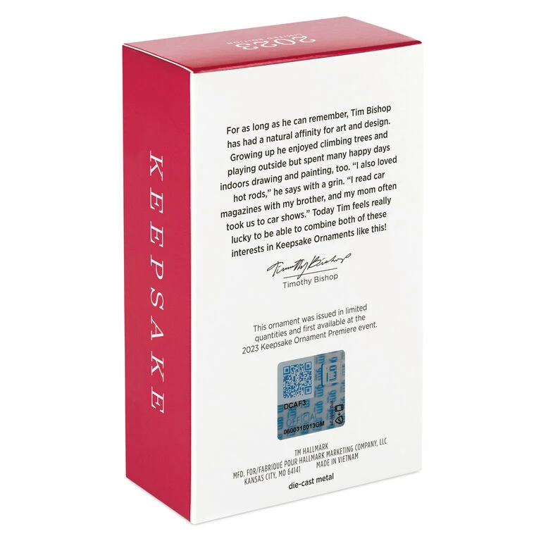 Hallmark 1953 Chevrolet® Corvette® 70th Anniversary 2023 Metal Ornament - Image 5