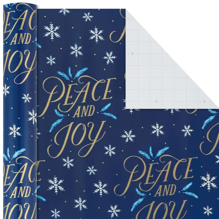 Hallmark Woodland Charm 4-Pack Holiday Wrapping Paper Assortment, 120 Sq. Ft. - Image 3